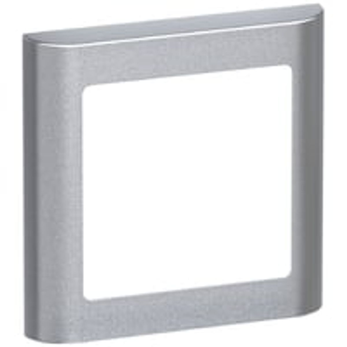 LK FUGA - Soft 63 design ramme, 1 modul, stlmetallic