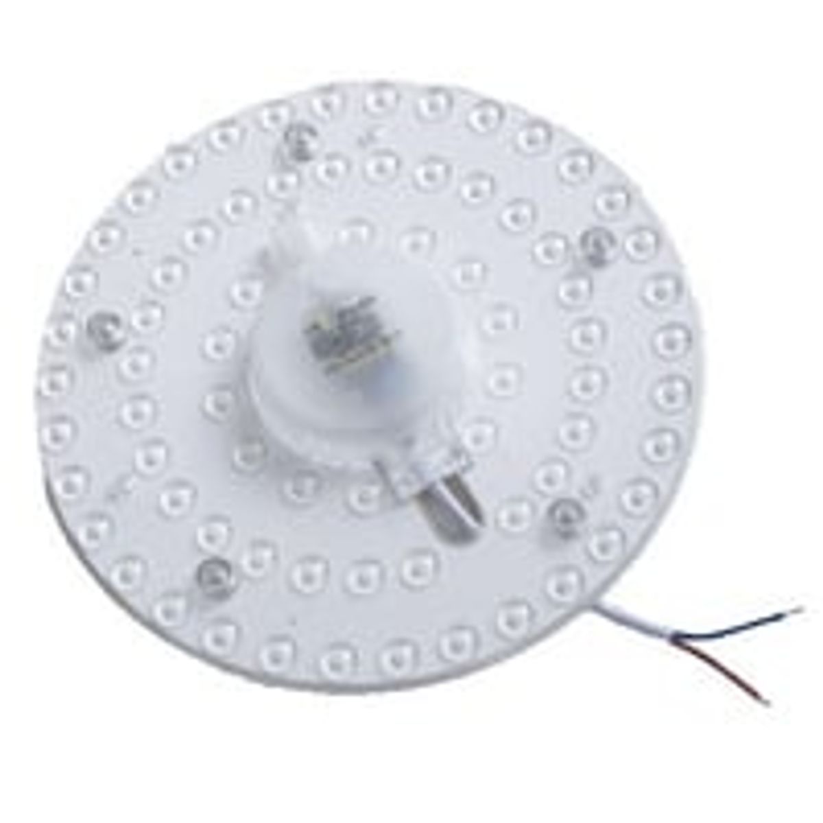 9W LED indsats med linser, flickerfri, 12,5 cm, erstatning for G24, cirkelrr og kompaktrr, 230V input, 1000lm, RA80