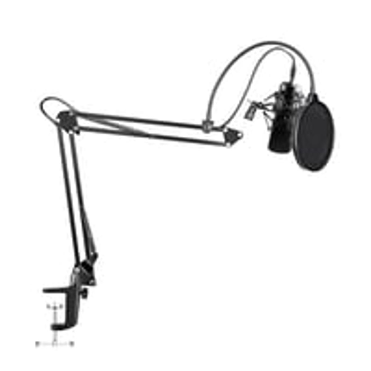 MAONO USB Podcasting Mikrofon st, 16mm Mikrofon, arm with mount,