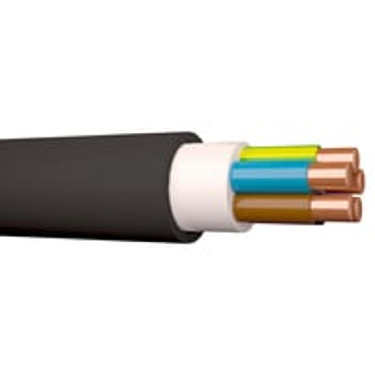 Kabel XPUJ-HF, 5G1,5 Dca, sort, R100 - 100 meter