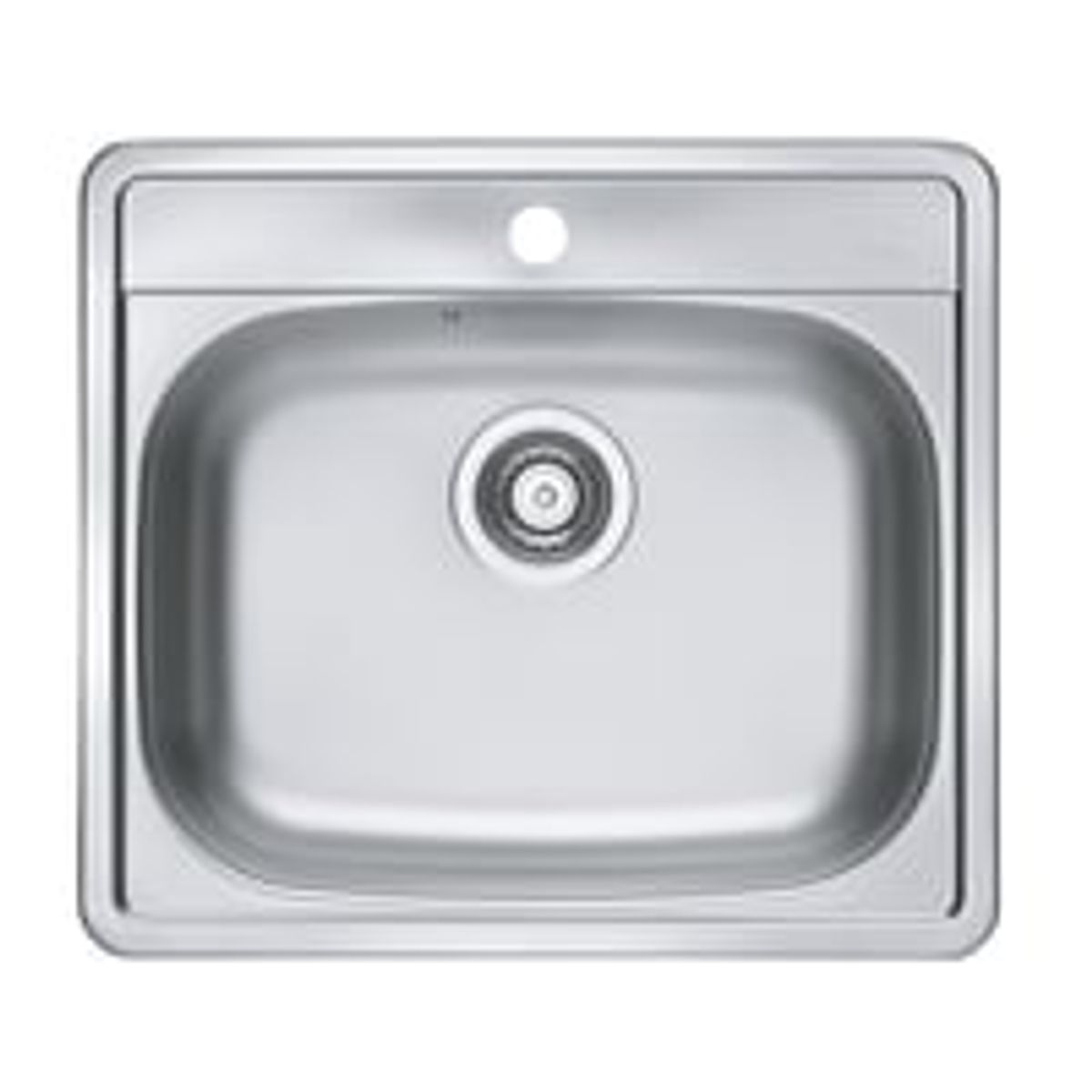 Lavabo kkkenvask, 560 x 500 mm, med bagplade