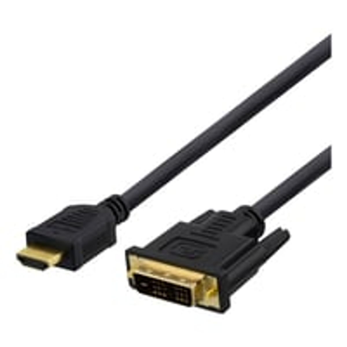 DELTACO HDMI til DVI kabel, 3m, Full HD, sort