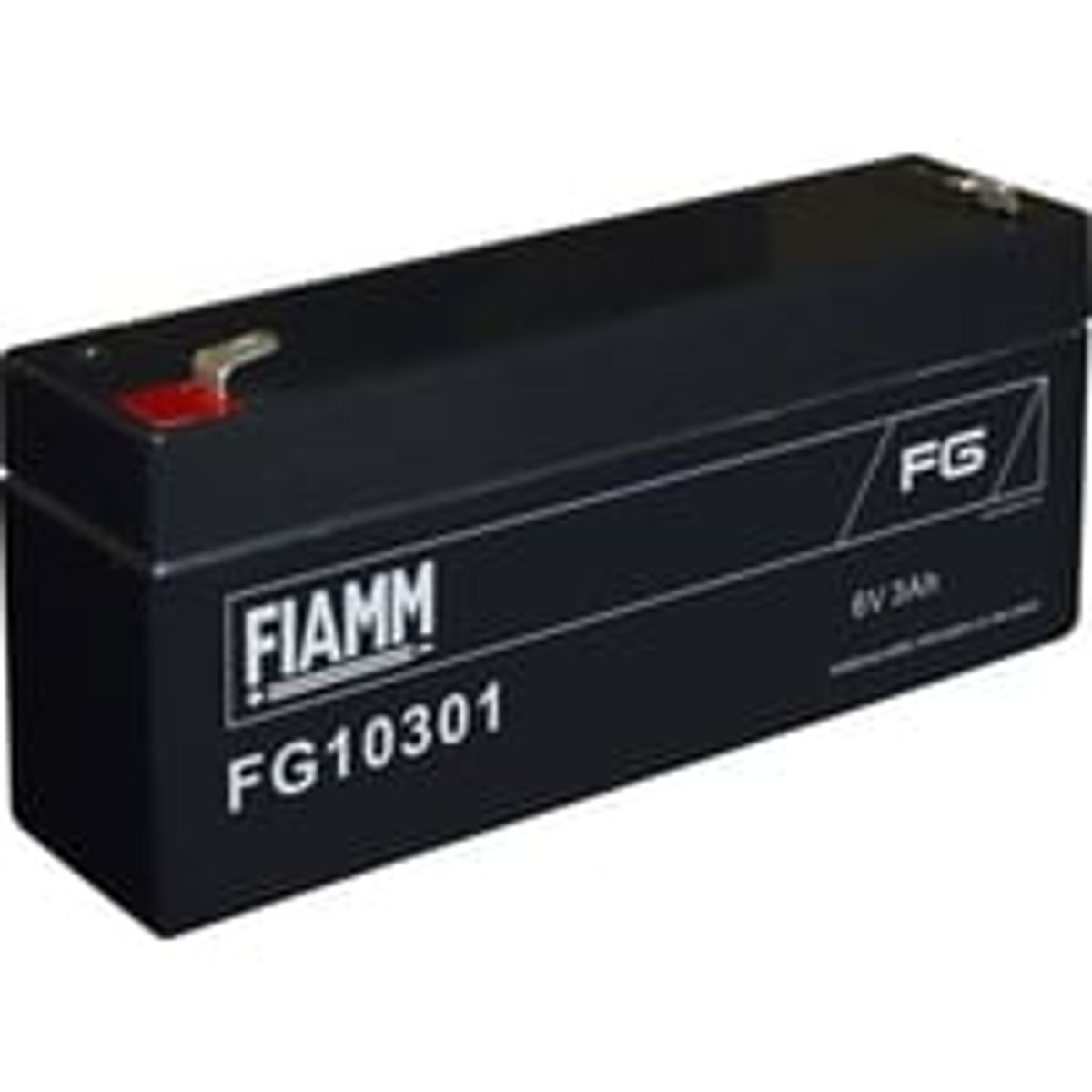 Fiamm blybatteri, 6V/3,0AH