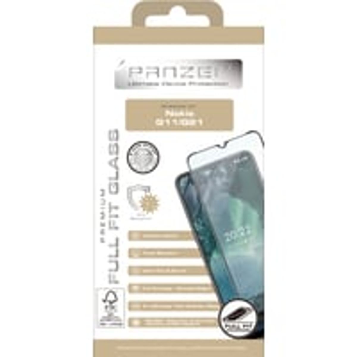 Panzer Premium Full-Fit Glass Black, Nokia G11/G21