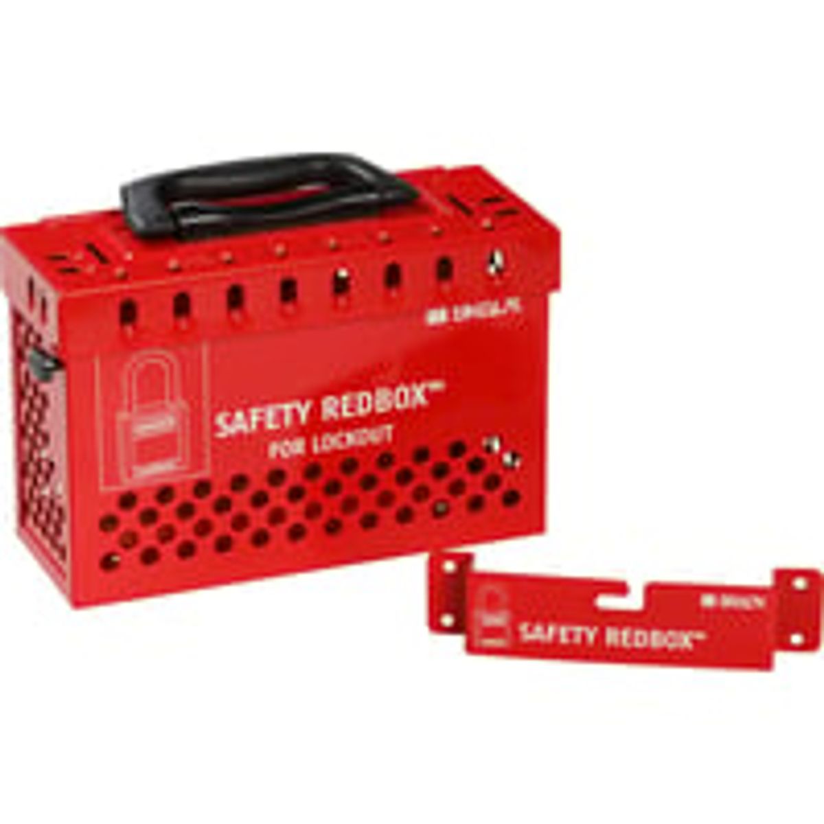 Gruppe Lockout Box 'Safety Redbox' - vgmonteret