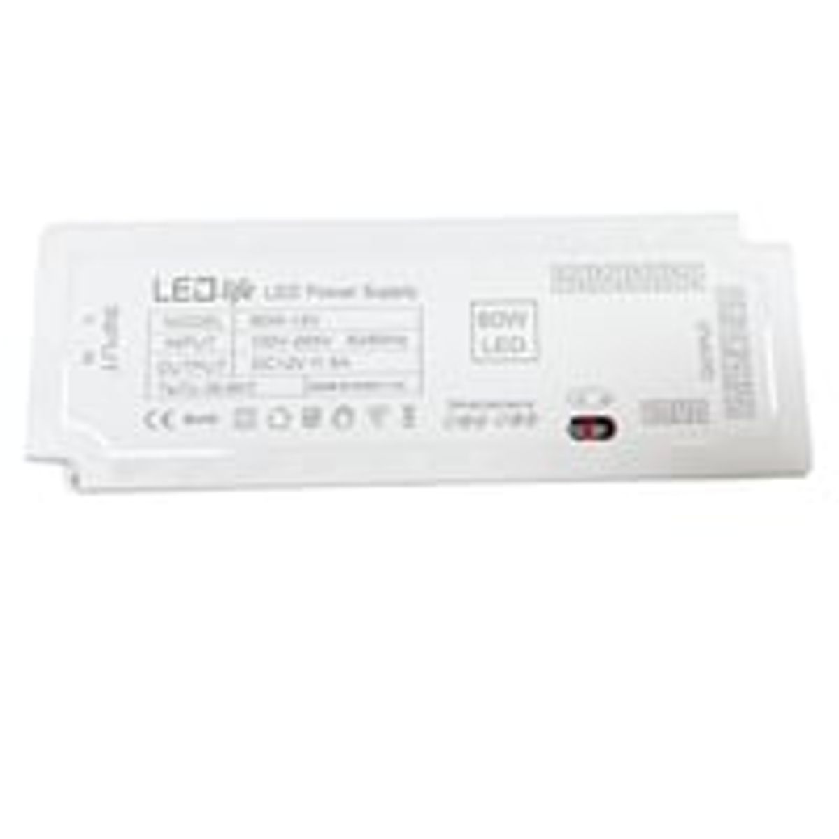 LEDlife mbelspot strmforsyning, 60W - Til Sono, Cabi68 og Reco mbelspot, maks. 10 spot