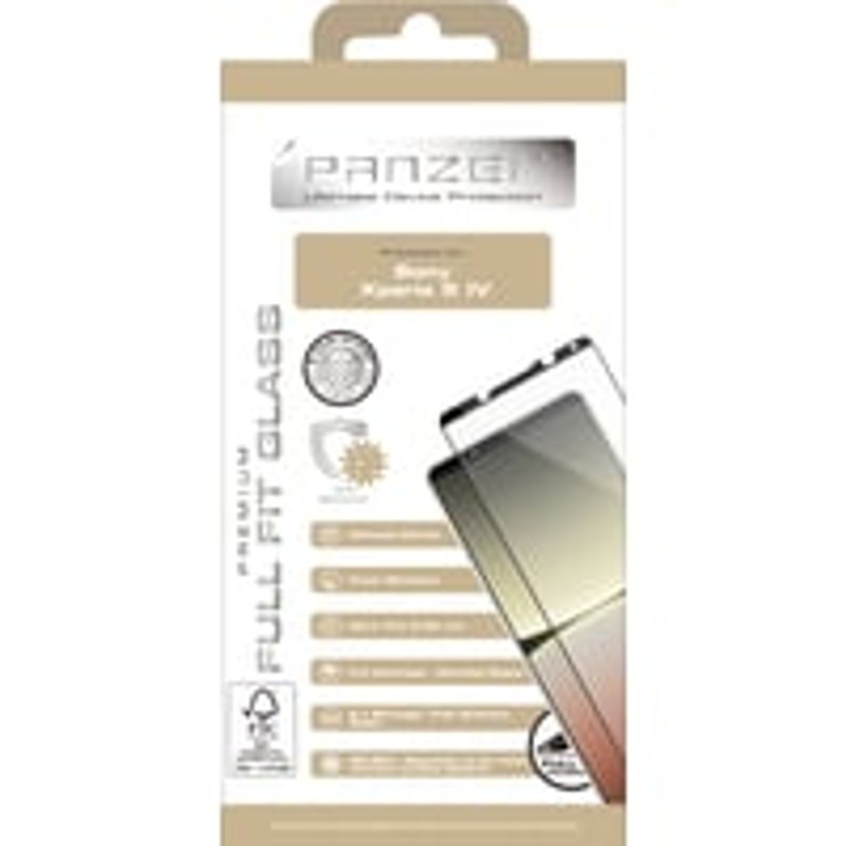 Panzer Premium Full-Fit Glass Black til Sony Xperia 5 IV