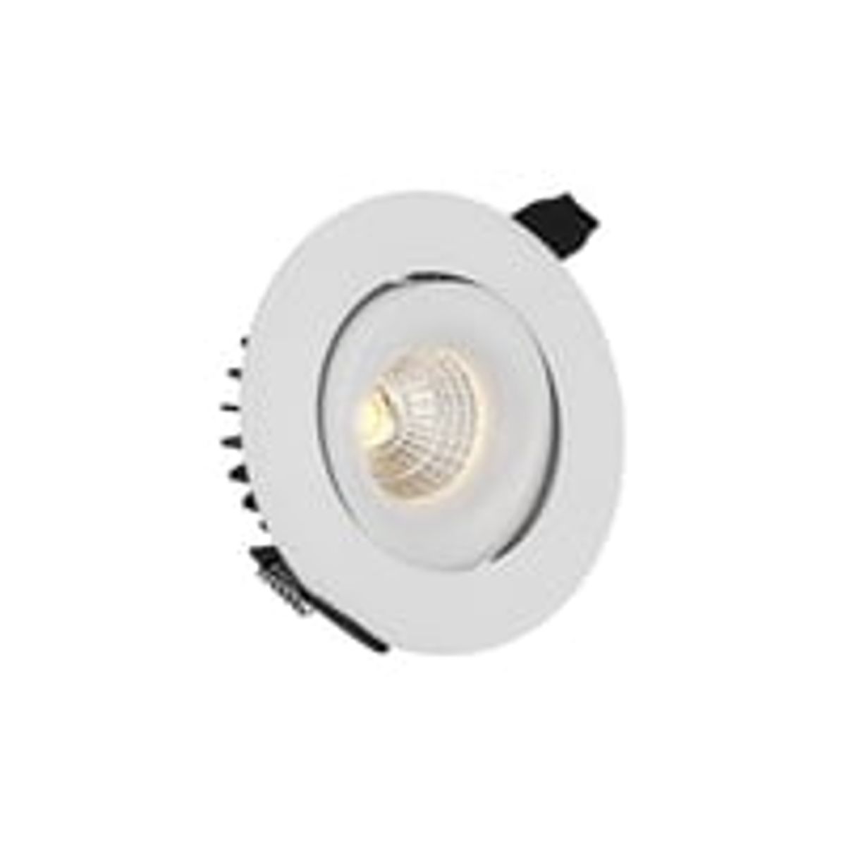 LEDlife 9W indbygningsspot, hul: 9,5 cm, ml: 11,5 cm, RA90, hvid kant, dmpbar, 230V