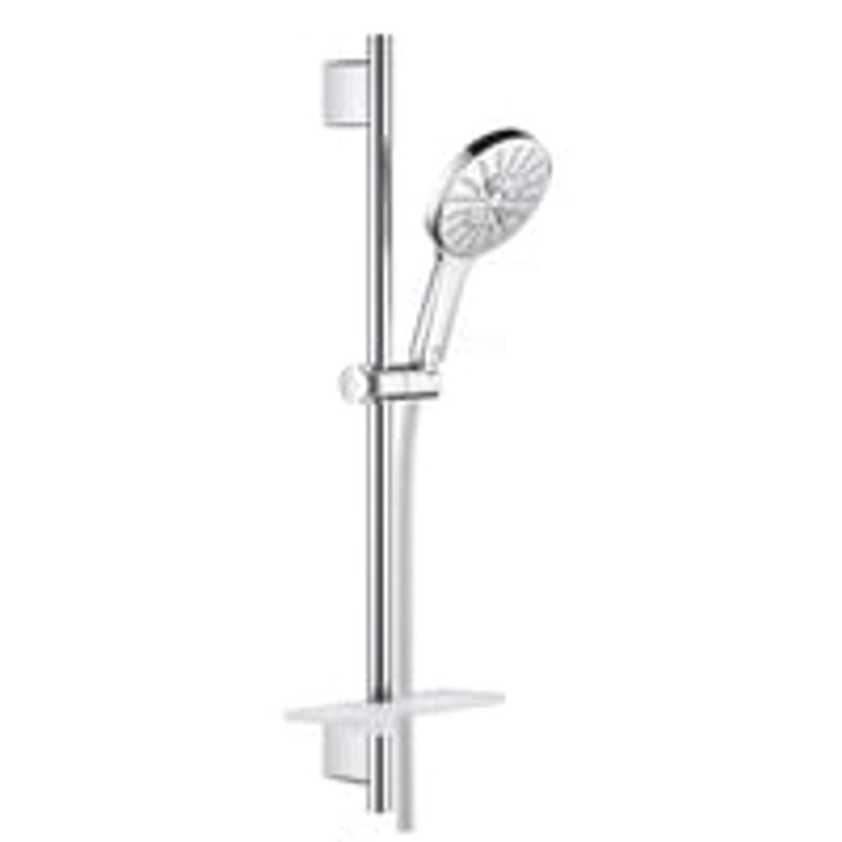 Grohe Rainshower Smartactive 130 mm brusestangst, 600mm brusestang, Krom