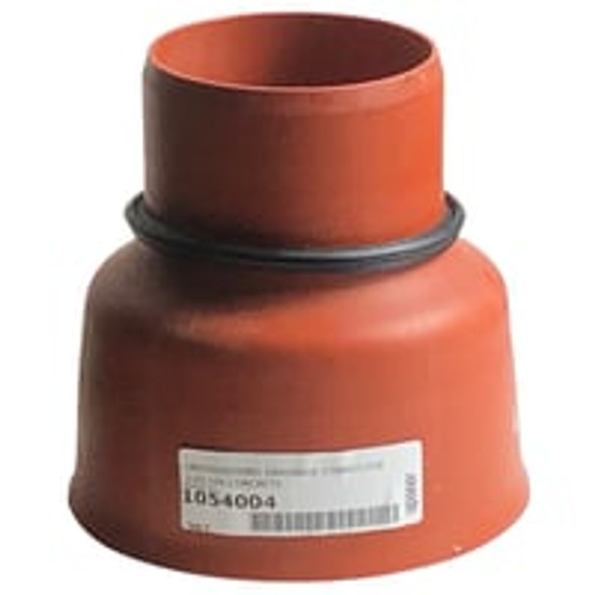 Uponor PP-overgang 110 mm, til beton og ler, med gummiring, lang