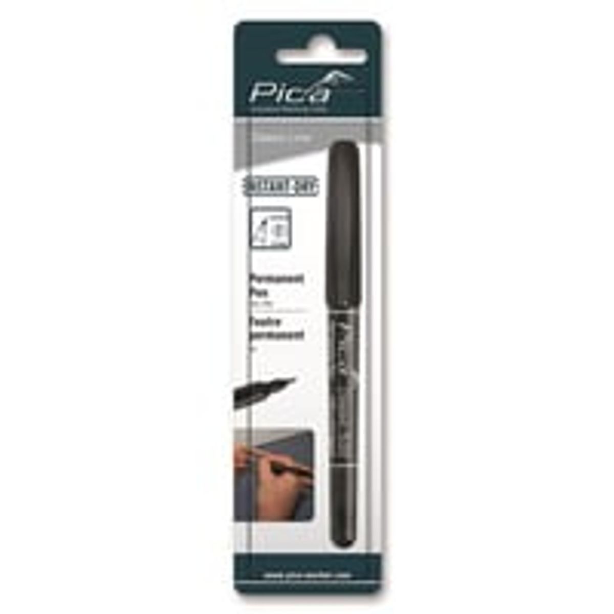 Pica pen classic 533 Marker sort 0,7mm fine, vandfast samt gnidningsfast