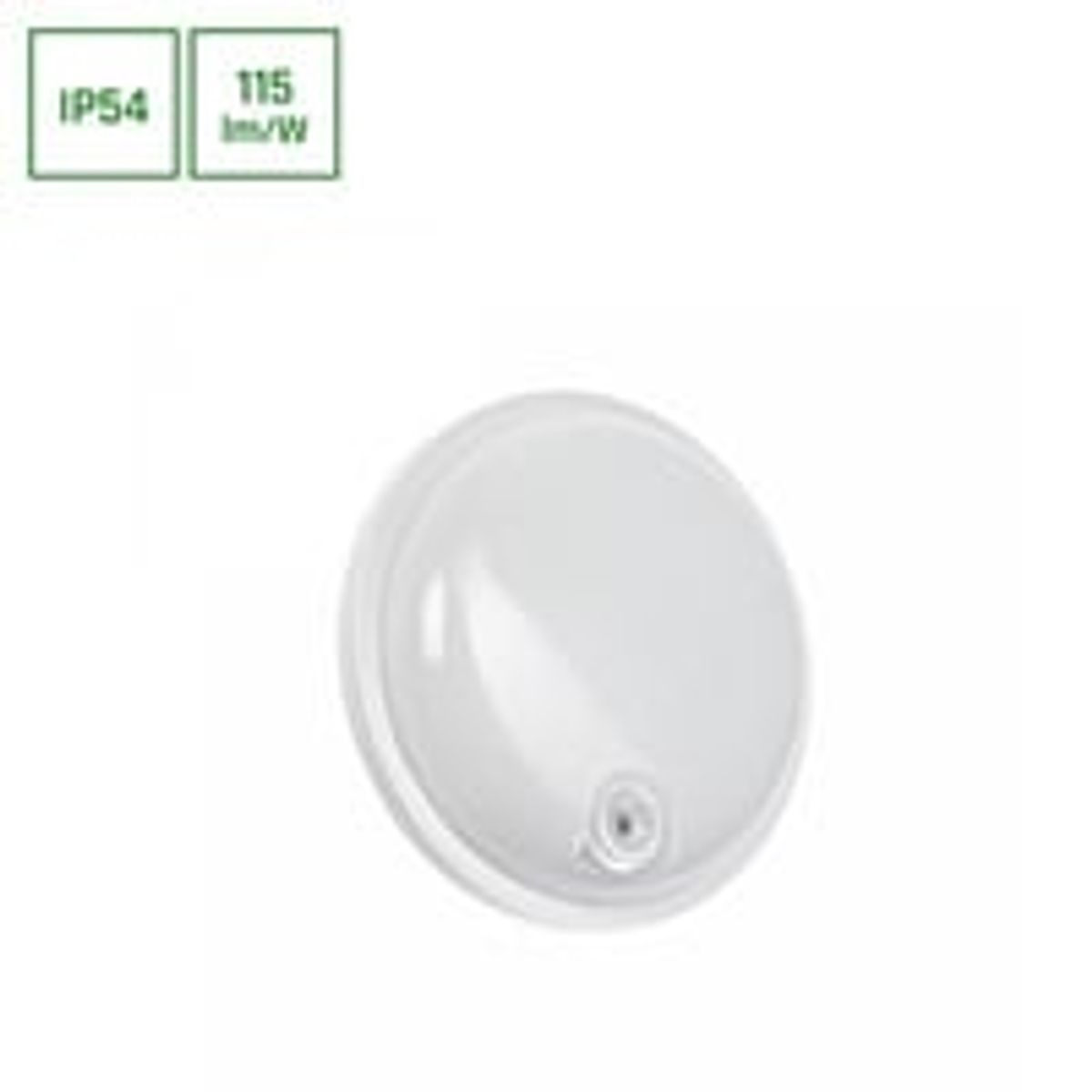 Udendrs lampe med sensor, LED, 20W, 2100lm, IP54, 230V, PIR-sensor, inkl. lyskilde