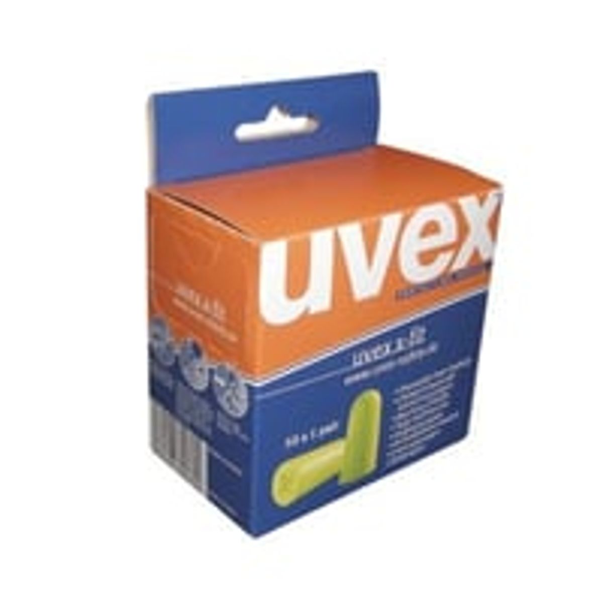 Uvex X-Fit repropper uden snor. 1 pakke med 50 stk.