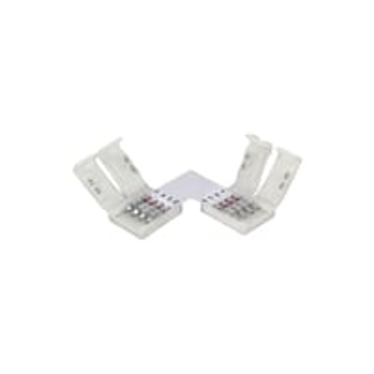 L-mellemled til RGB strips - 10mm bred, 12V / 24V - Indgang: 12V-24V