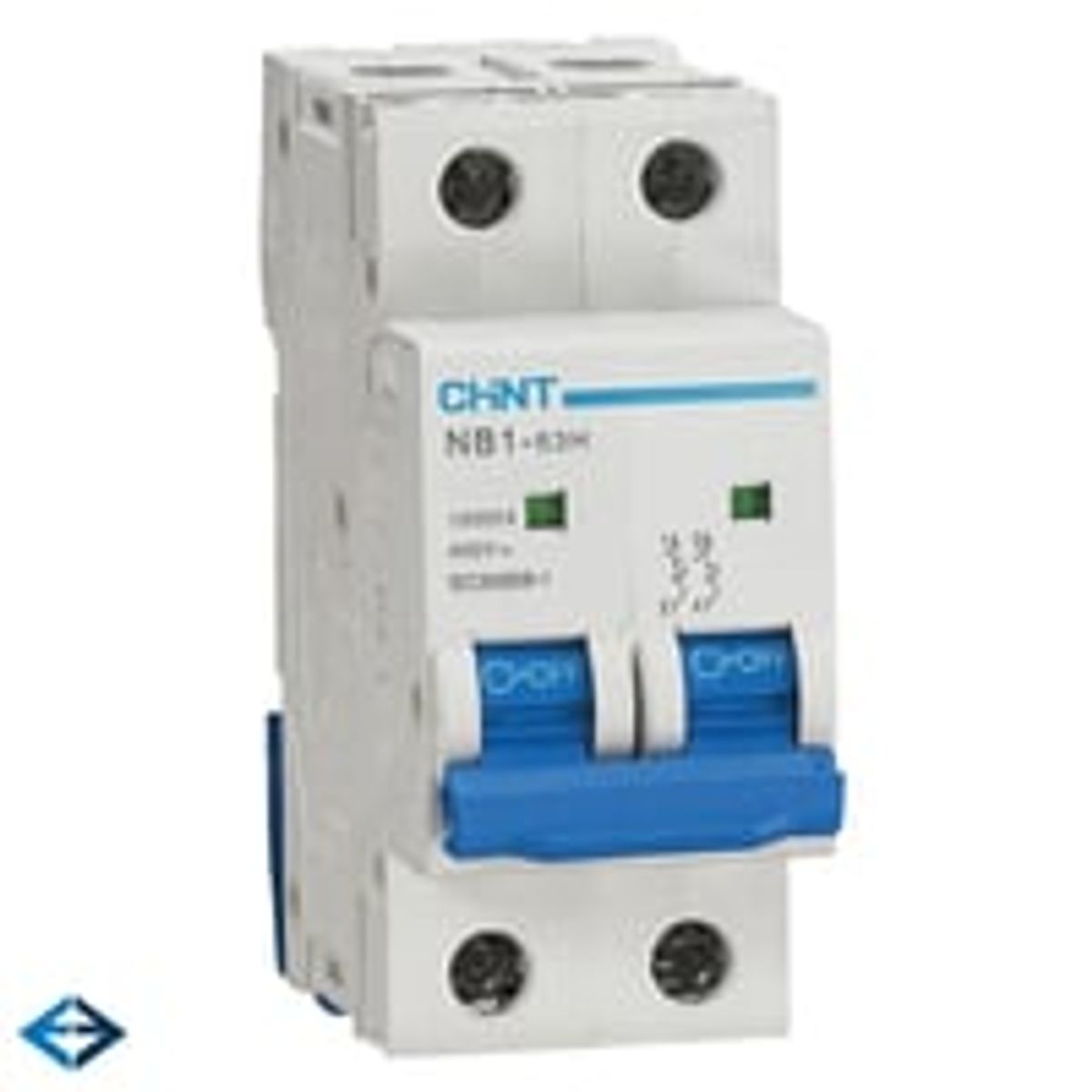 Automatsikring Chint NB1-63H, C 6A 2P, 10kA