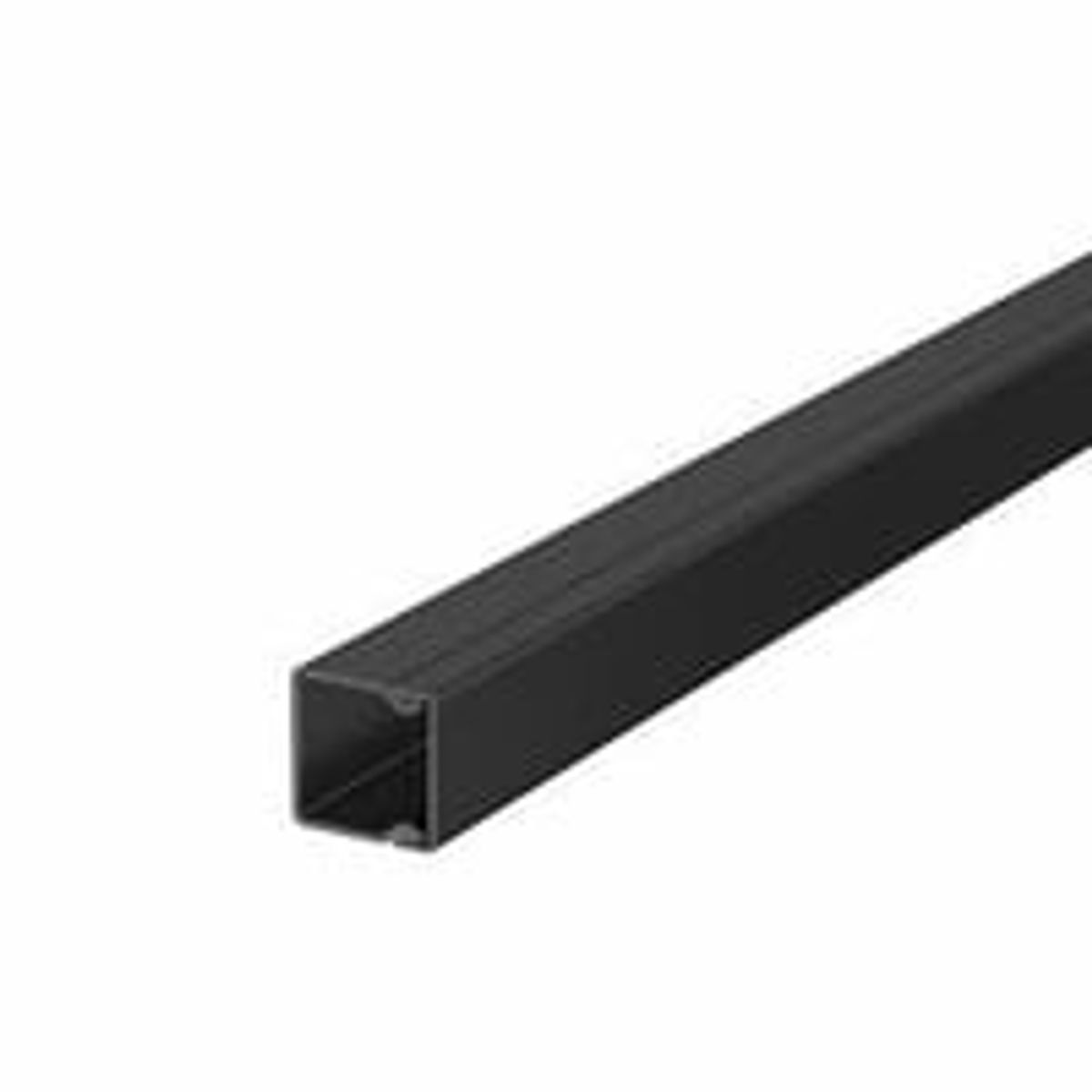 OBO Kabelkanal WDK - Kanalbund med lg, 17,5 x 17,5 mm, sort - 2 meter