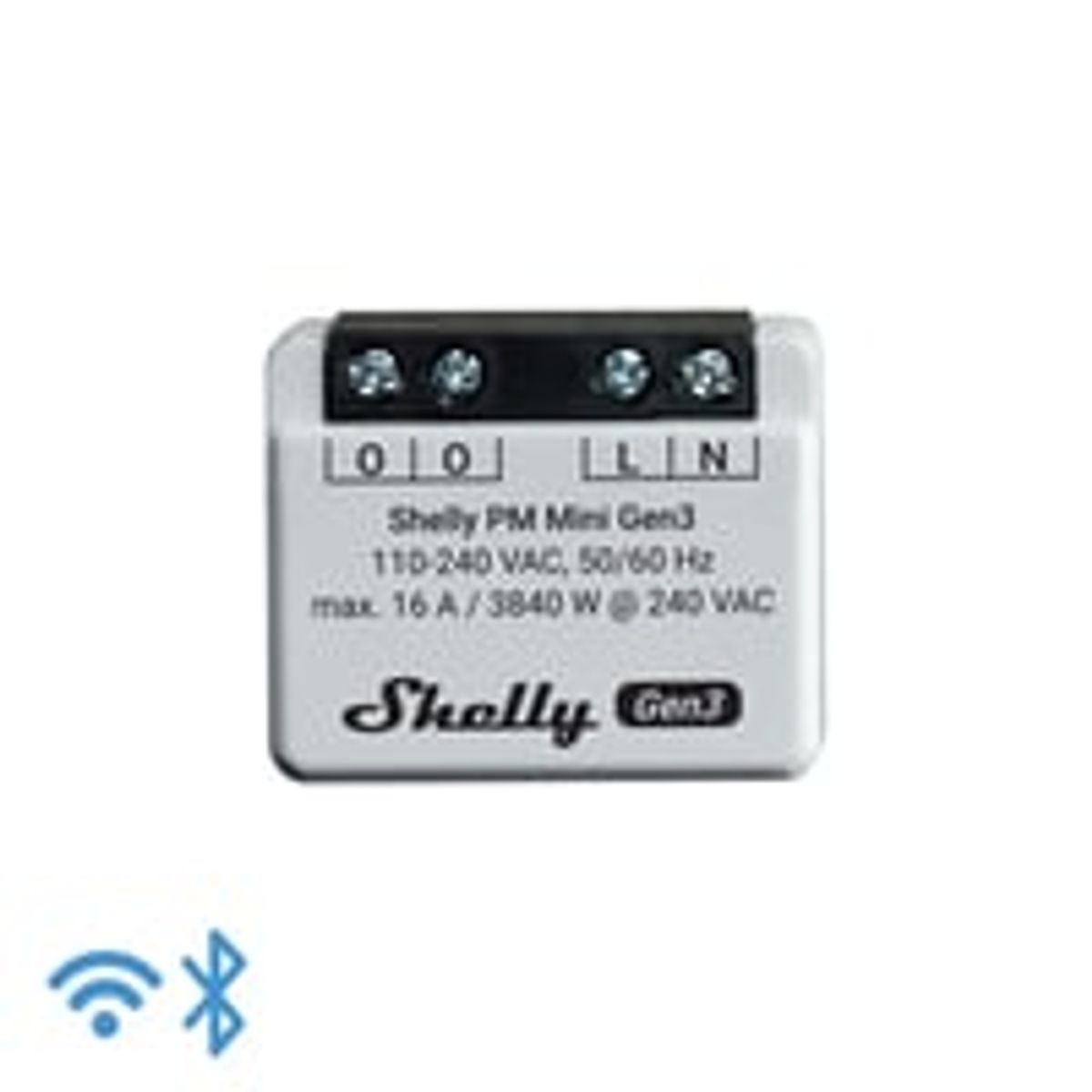 Shelly PM Mini (GEN 3) WiFI effektmler uden rel (230VAC)