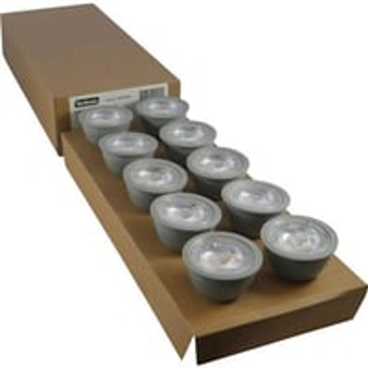 Lyskilde GU10 LED, 4,8W, 4000K, CRI>90 - Nordtronic (10 stk.)