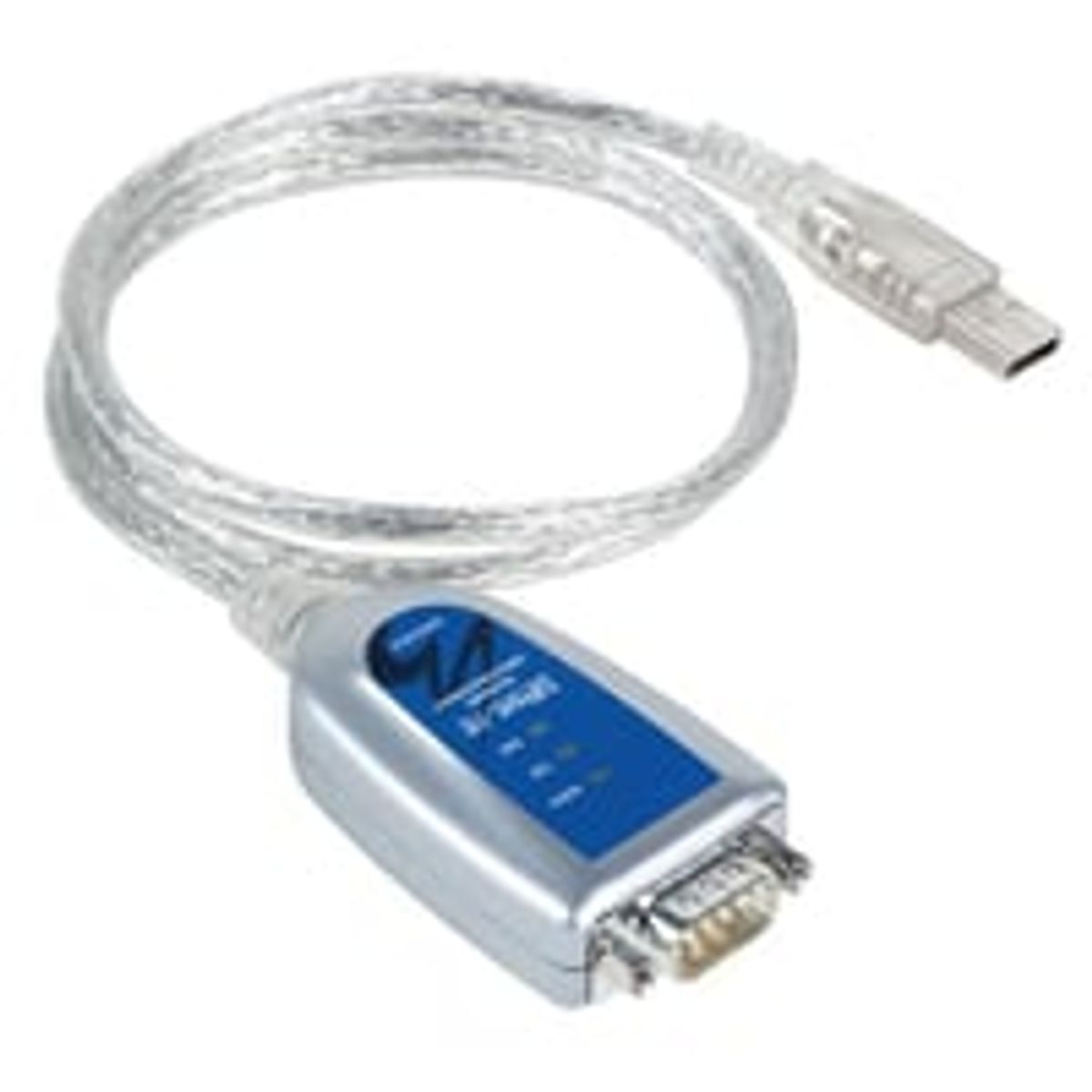 Moxa USB til seriel konverter, 1x RS-232, DB9M, 80 cm kabel, USB 2.0 kompatibel - UPort 1110