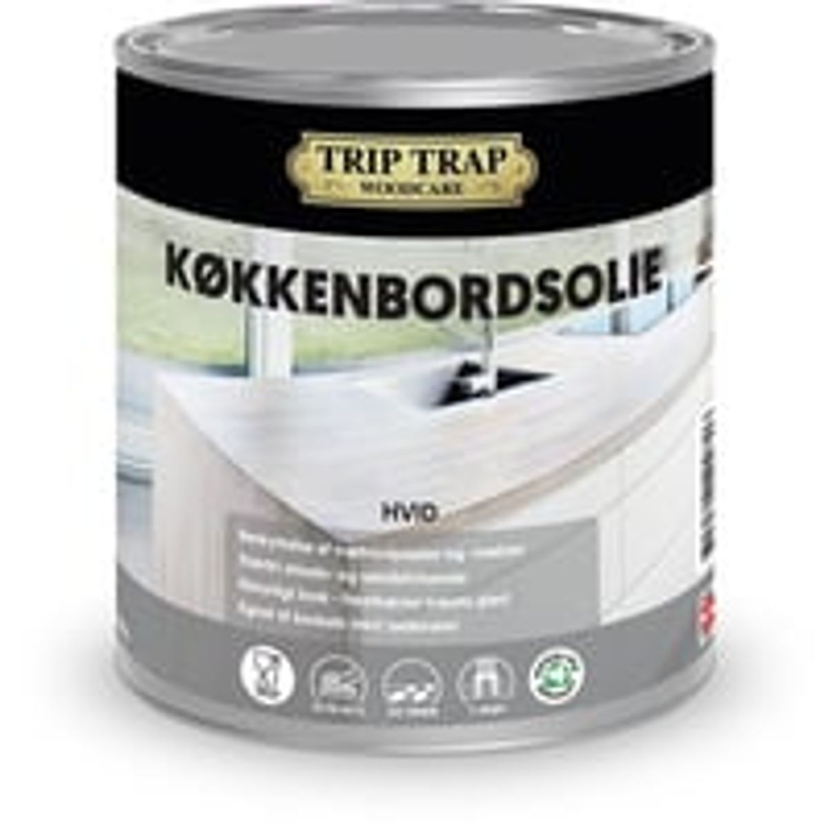 Kkkenbordsolie, 0,75L, hvid