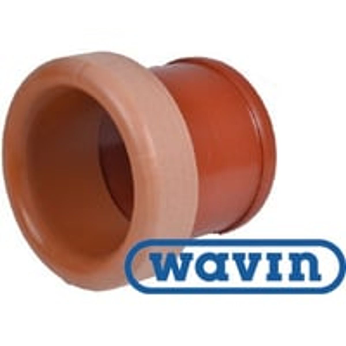 Wavin - Glat PVC overgang til betonmuffe - 200 x 200 mm