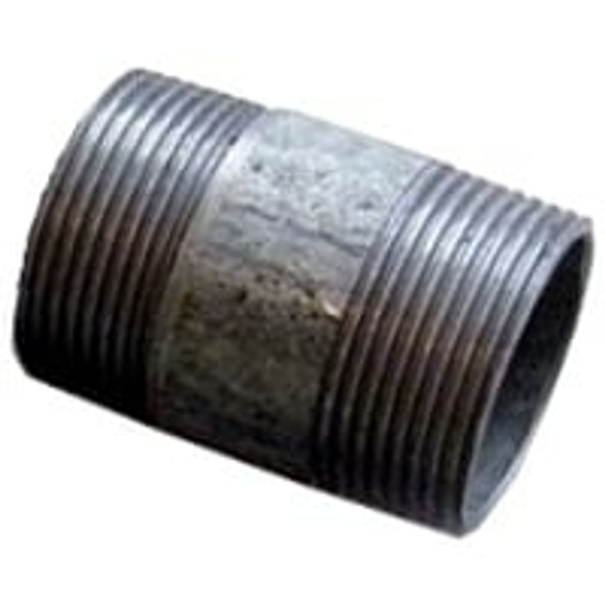 Galvaniseret nippelrr, ?1" x ?1", 40 mm lang