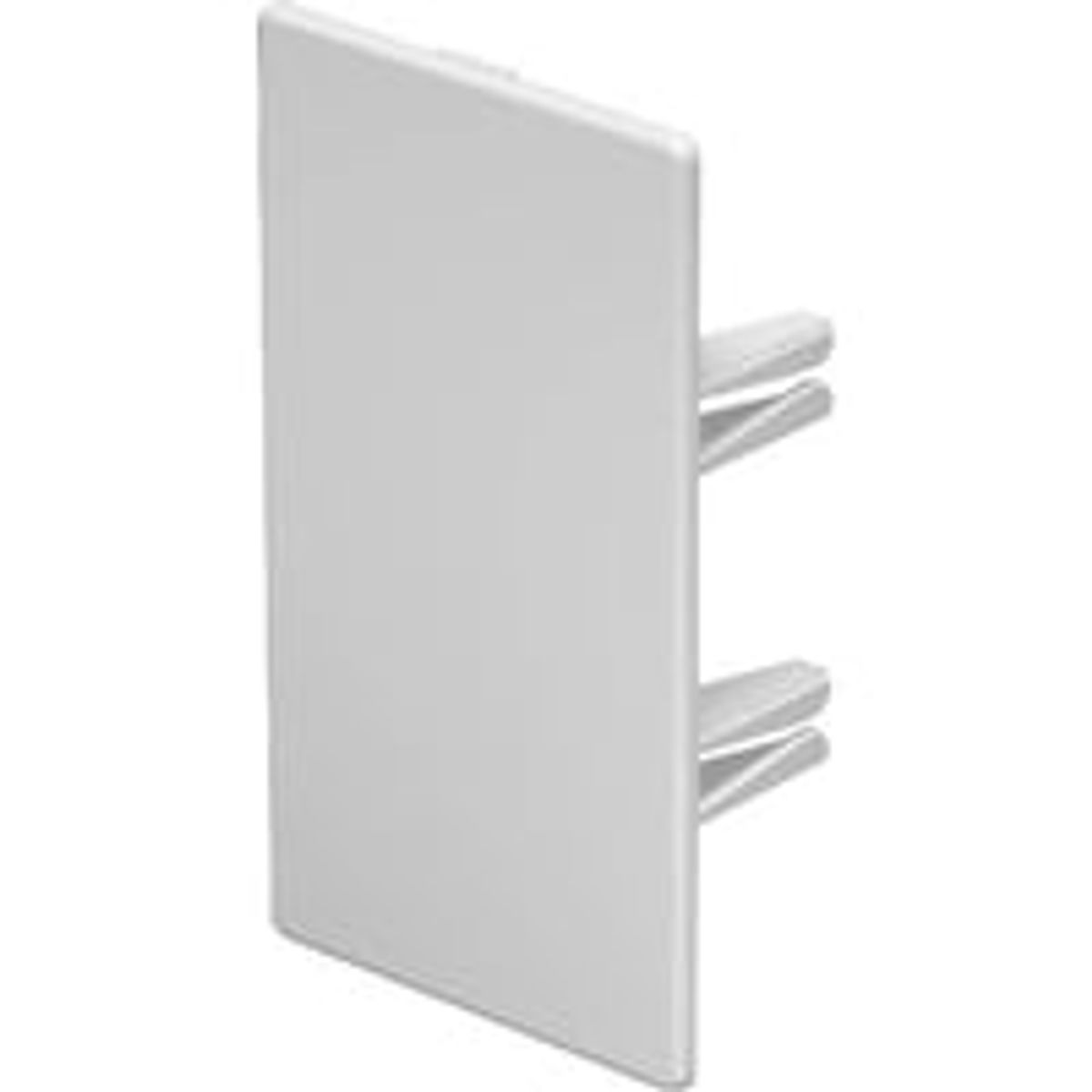 OBO WDHK-H endestykke halogenfri, 60 x 110 mm, renhvid (RAL 9010)