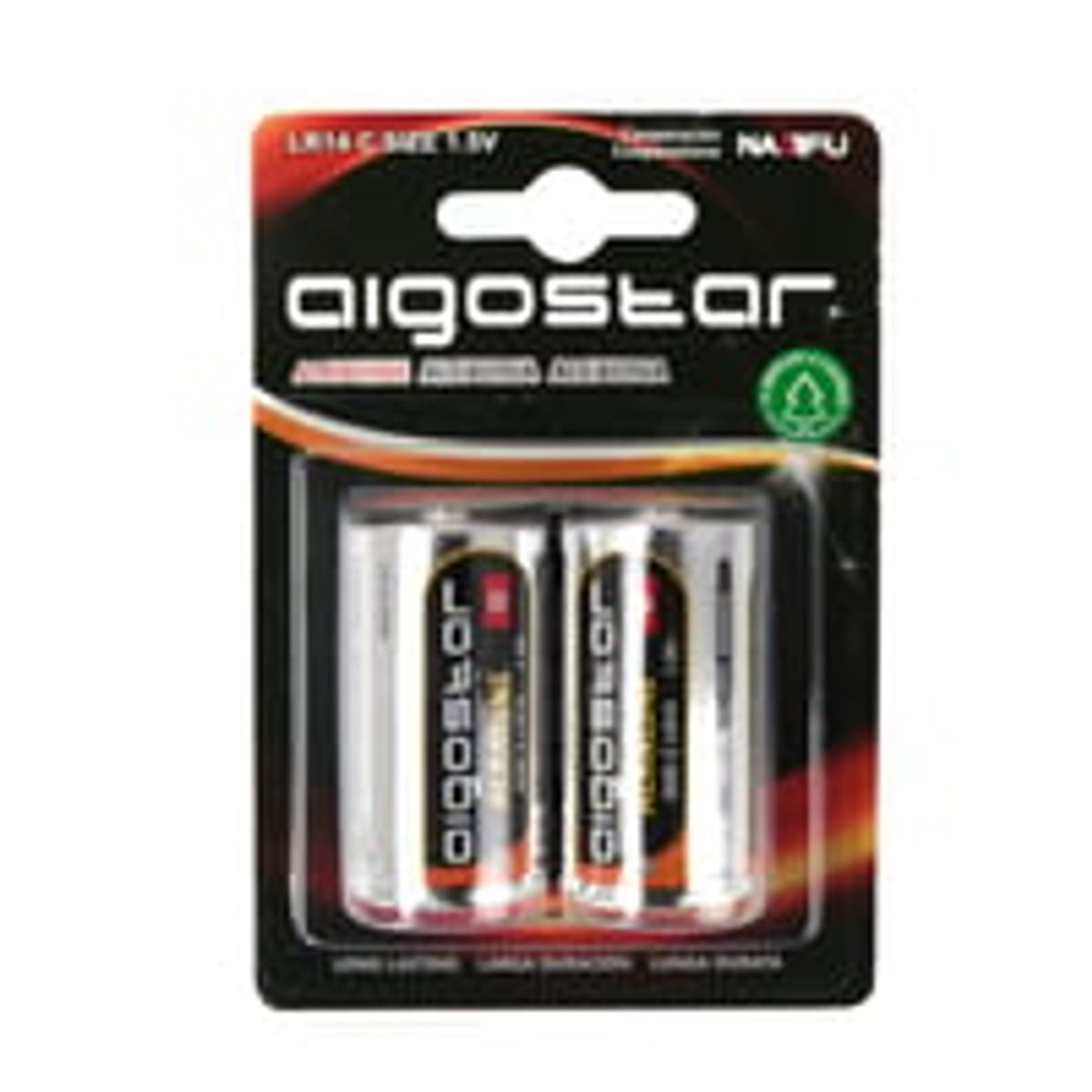 Alkalisk Batteri LR14C, 1.5V - 2-pak