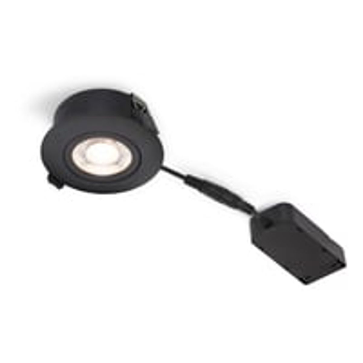 Nordtronic Low Profile Flexible G2 75 - Dim To Warm - 320lm - inkl. driver - Sort (mat) / Inden- og udendrs