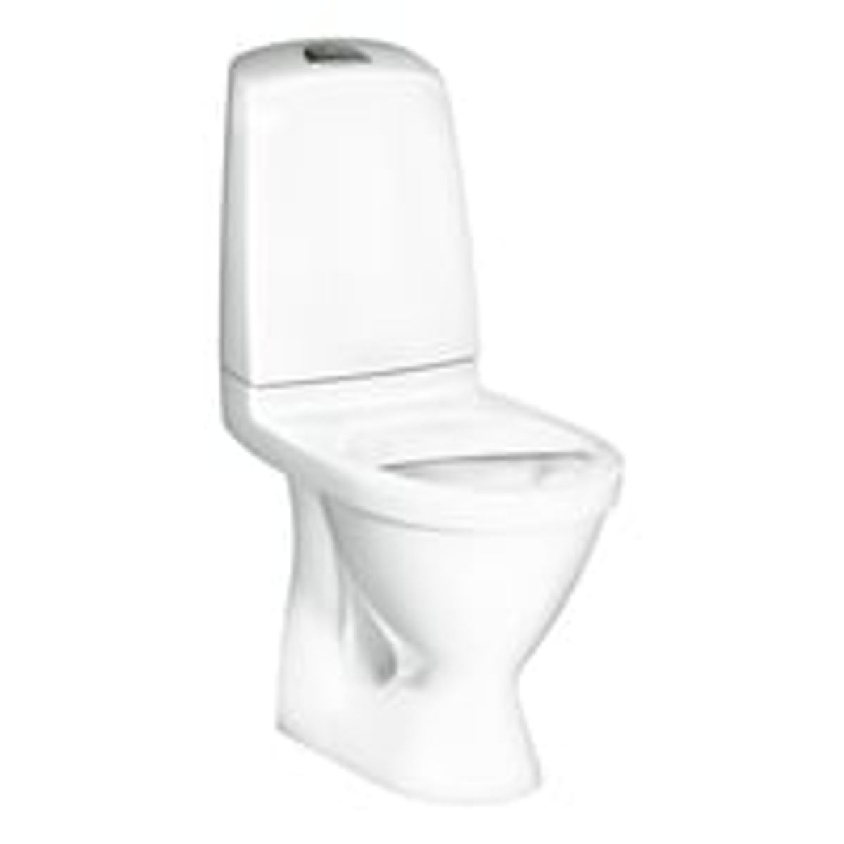 Gustavsberg Nautic, gulvstende toilet, P-ls