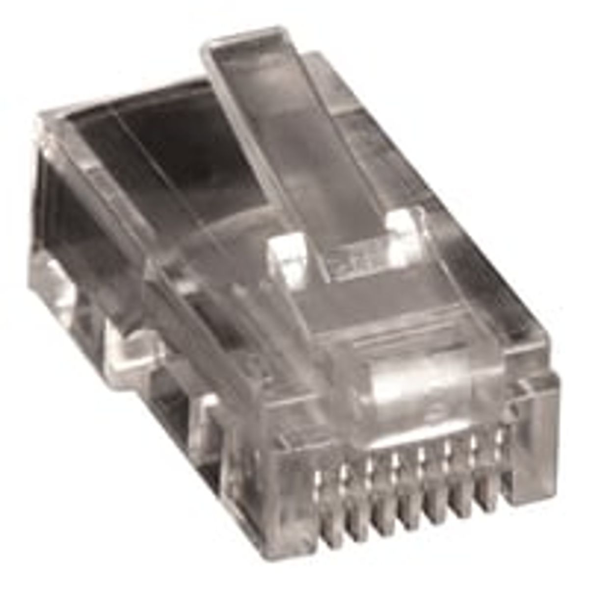 Cat 5e UTP RJ45 (8P8C) modular plug t. stiv rund ledning