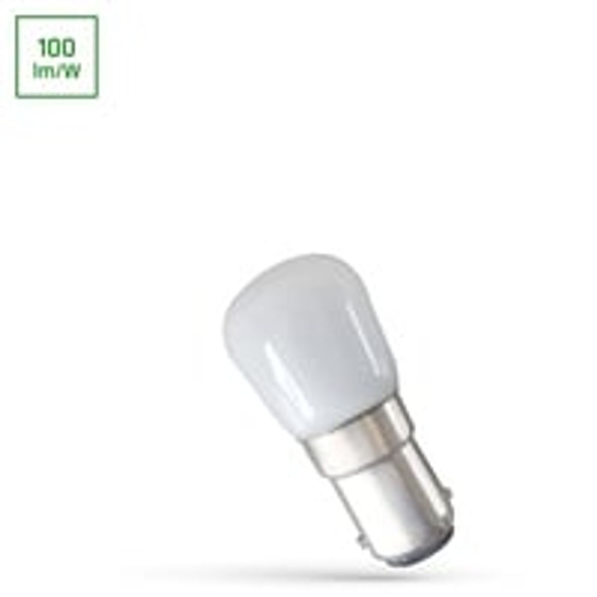 LED T26 230V 1,5W BA15D Spektrum Pre med 140lm og RA80