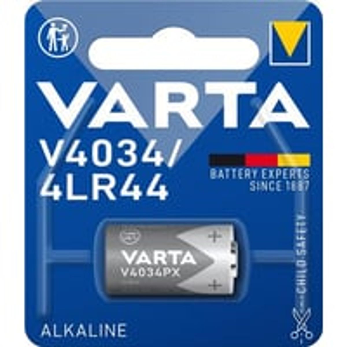 Varta V4034/4LR44 Alkaline Batteri, 6V, 100mAh - 1 stk