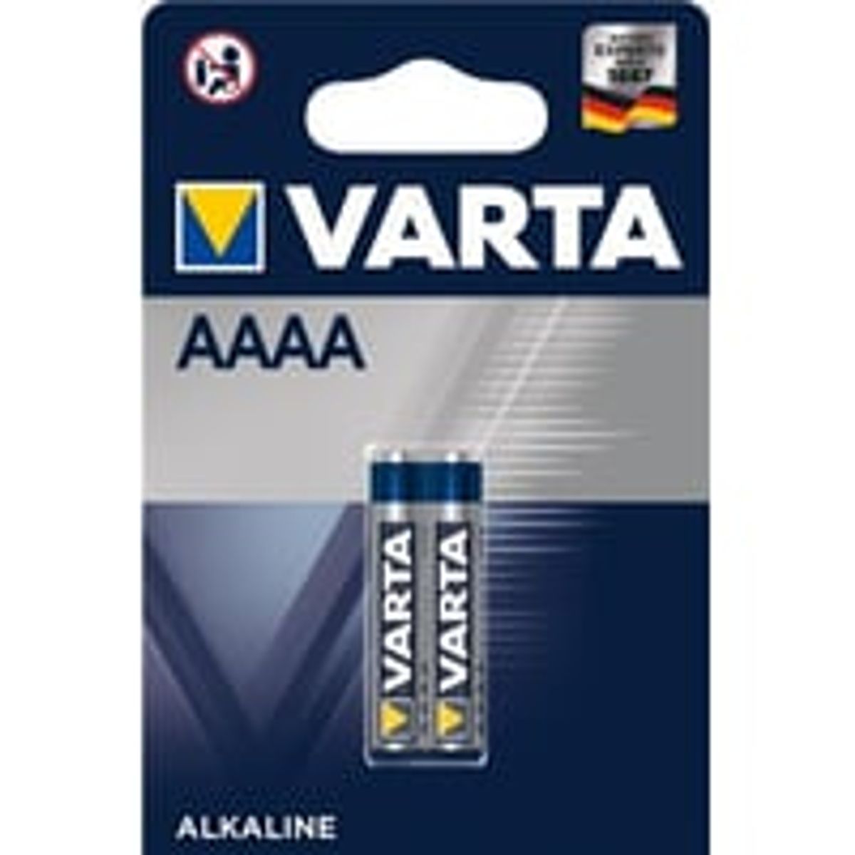 Varta Alkaline Batteri, AAAA, 1.5V, 2 stk