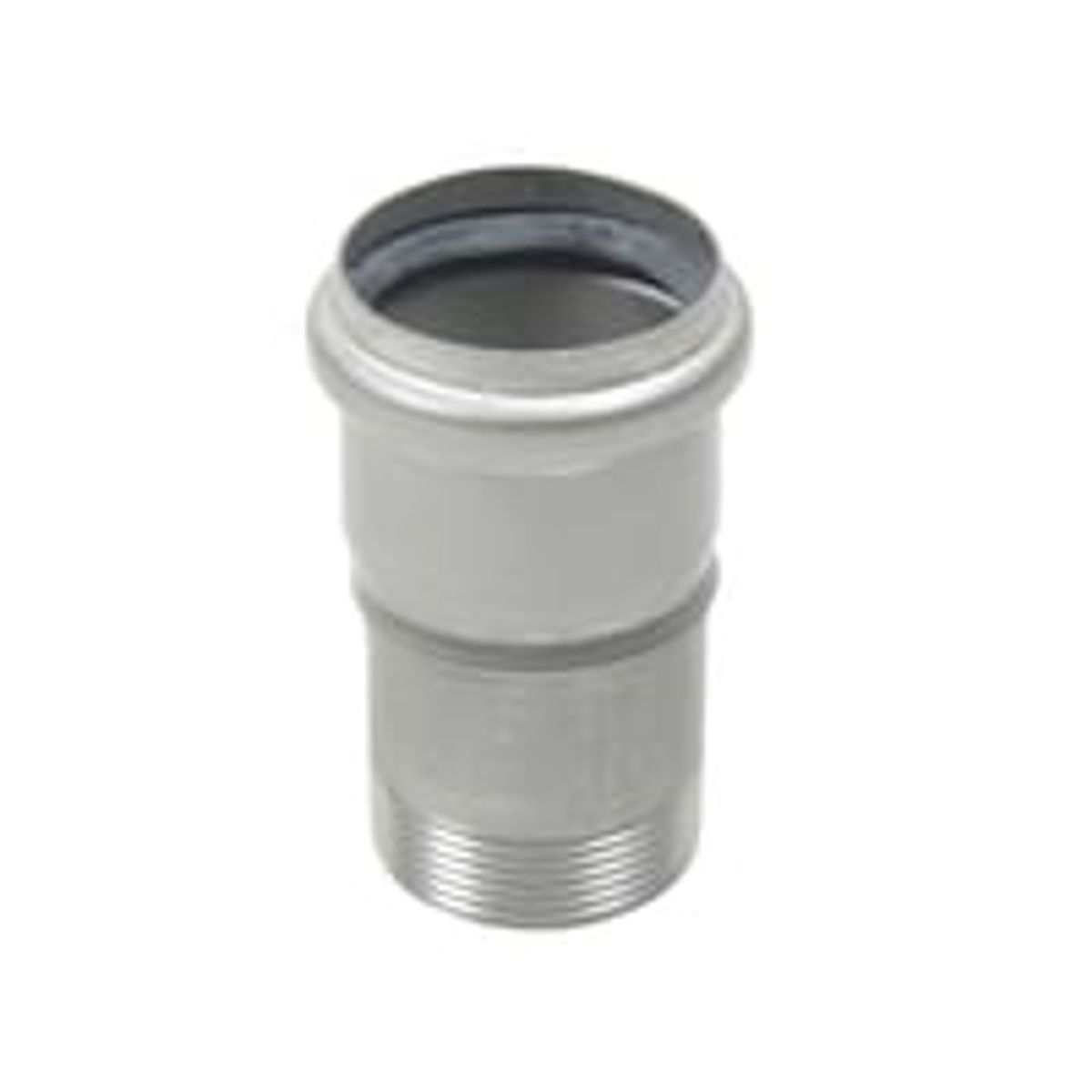 Overgangsnippel, 50 mm x 1.1/2", syrefast AISI316L - Blcher