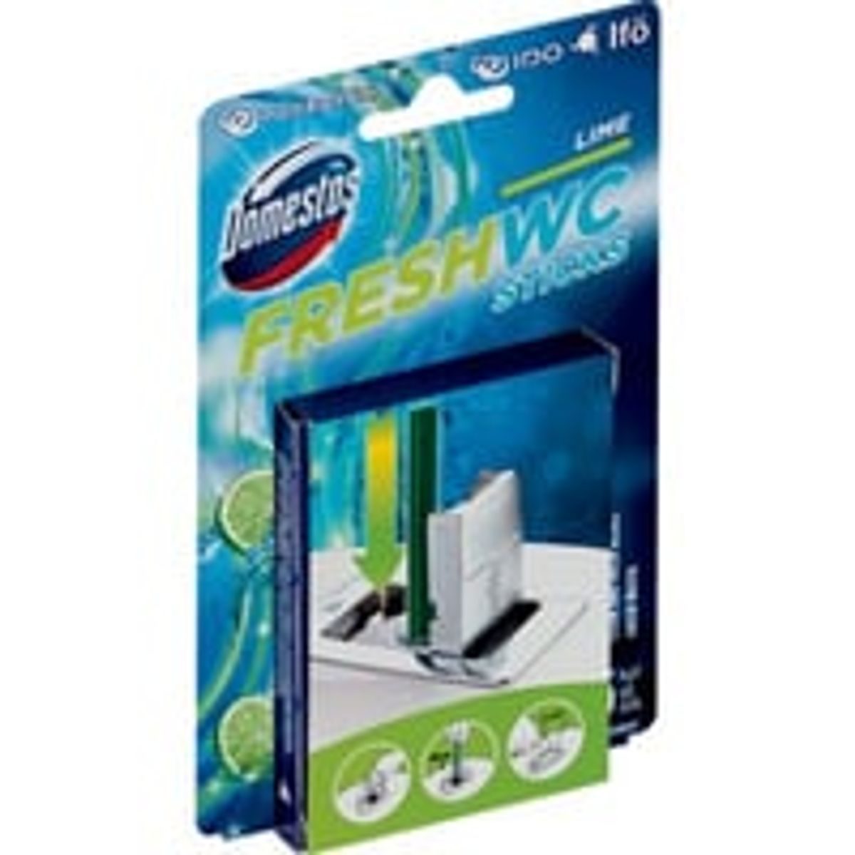 If Fresh wc tablet 9,5g/97x13x150mm til toilet, pakke a 5 stk.