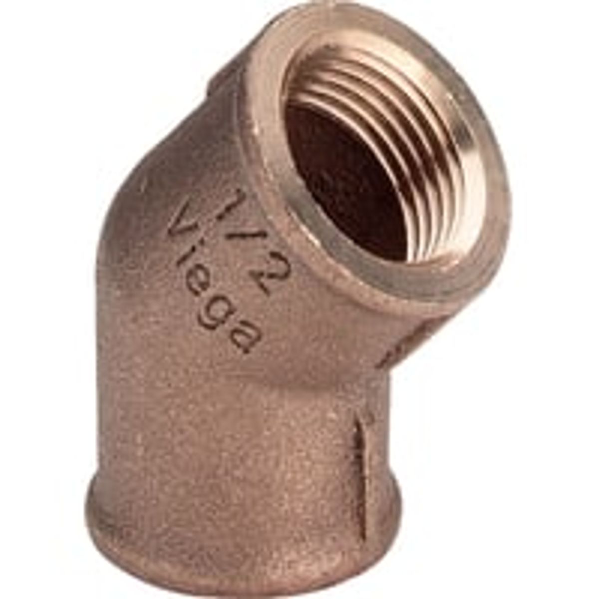 3/4" Rdgods Silicium Bronze bjning, 45 - Viega