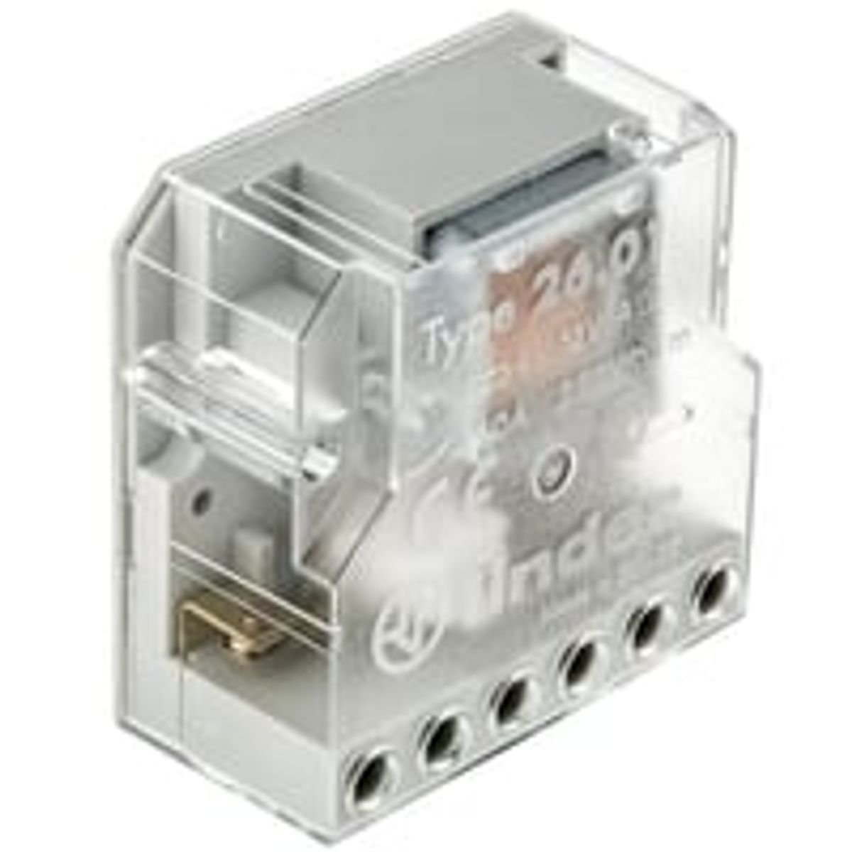 Kiprel, 10A til indbygning, 1 slutte, 12V AC - Finder