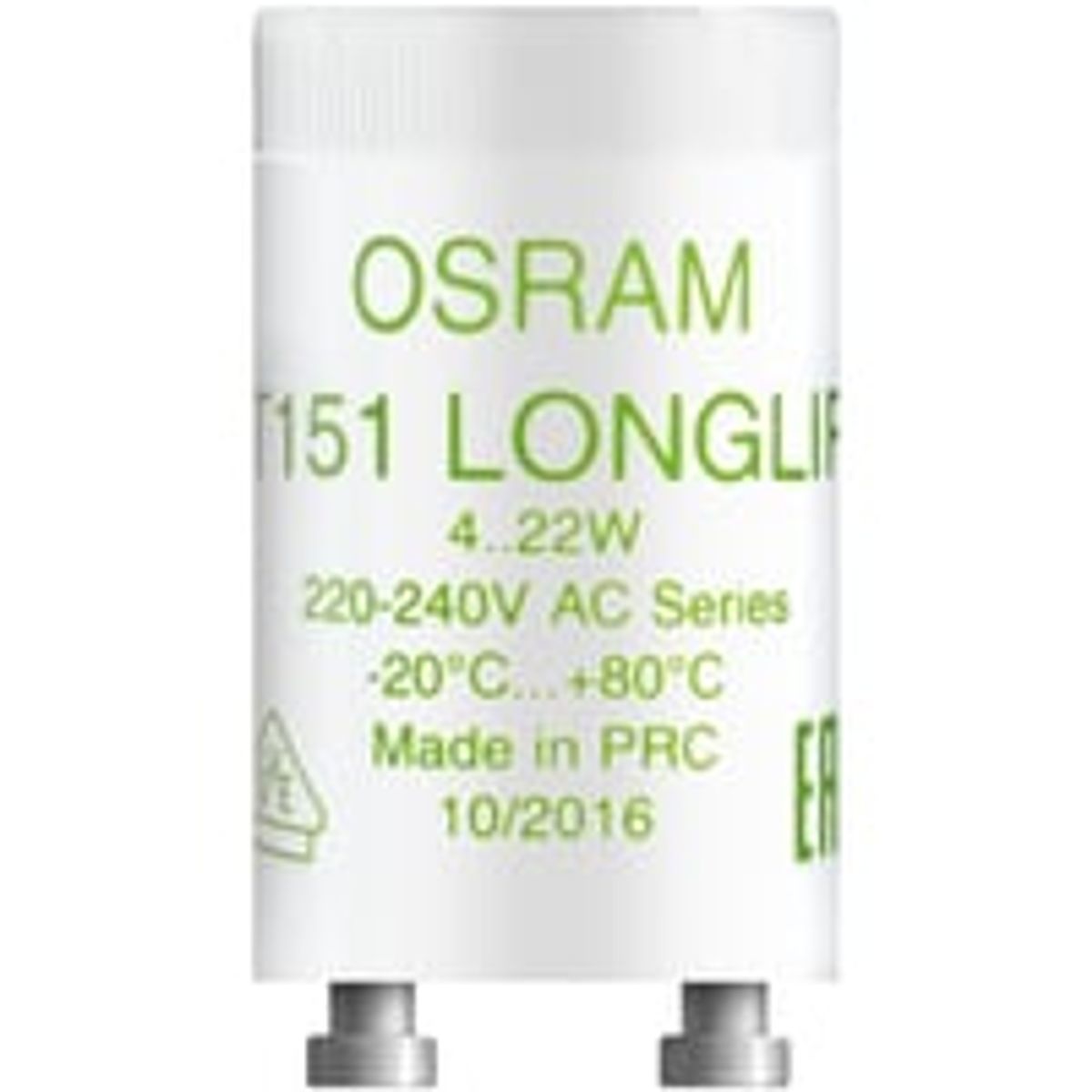 Osram Starter ST151, 4-22W, til lysstofrr