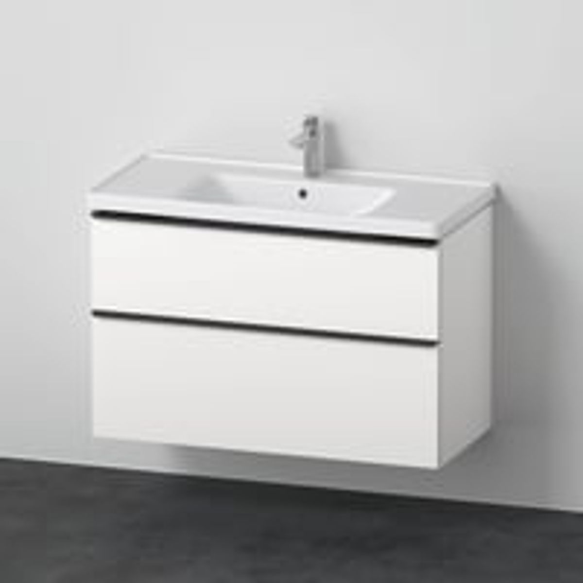 Duravit D-Neo mbelst, 2 skuffer, 100 cm, mat hvid