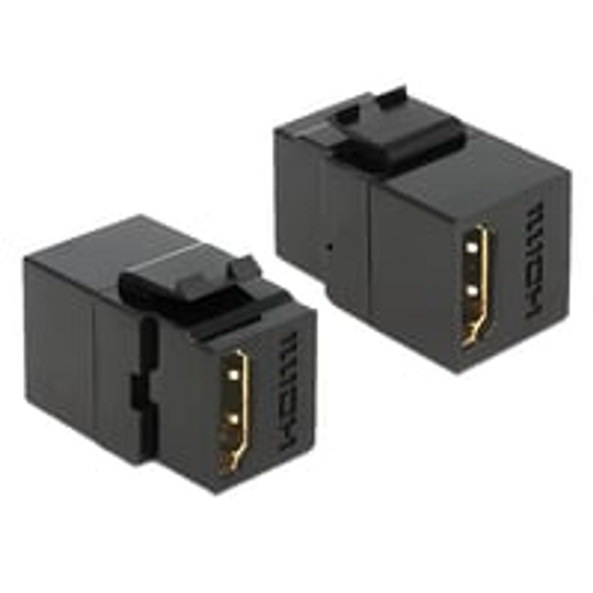 Keystone Module HDMI female > HDMI female black