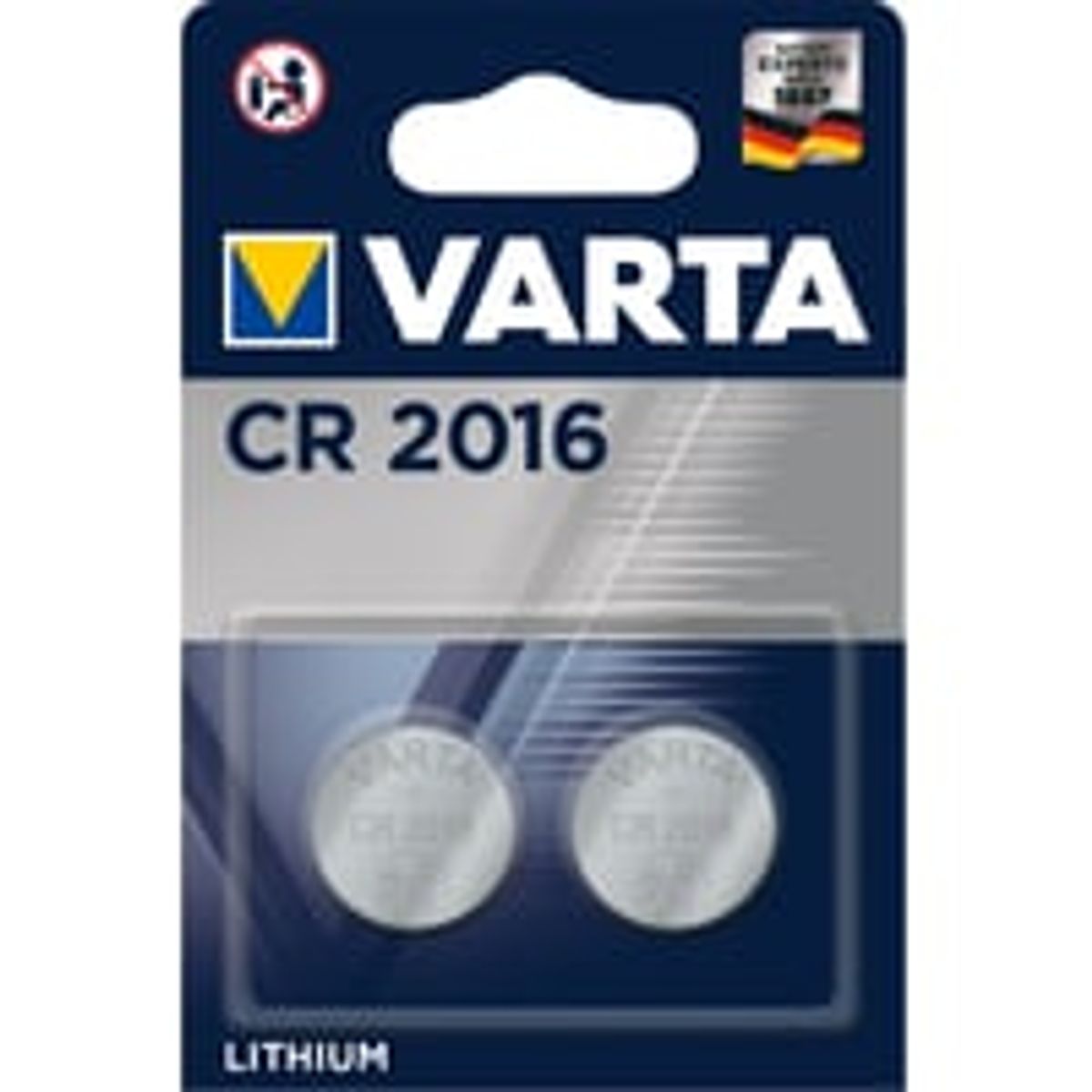 Varta batteri CR2016 2-PAK