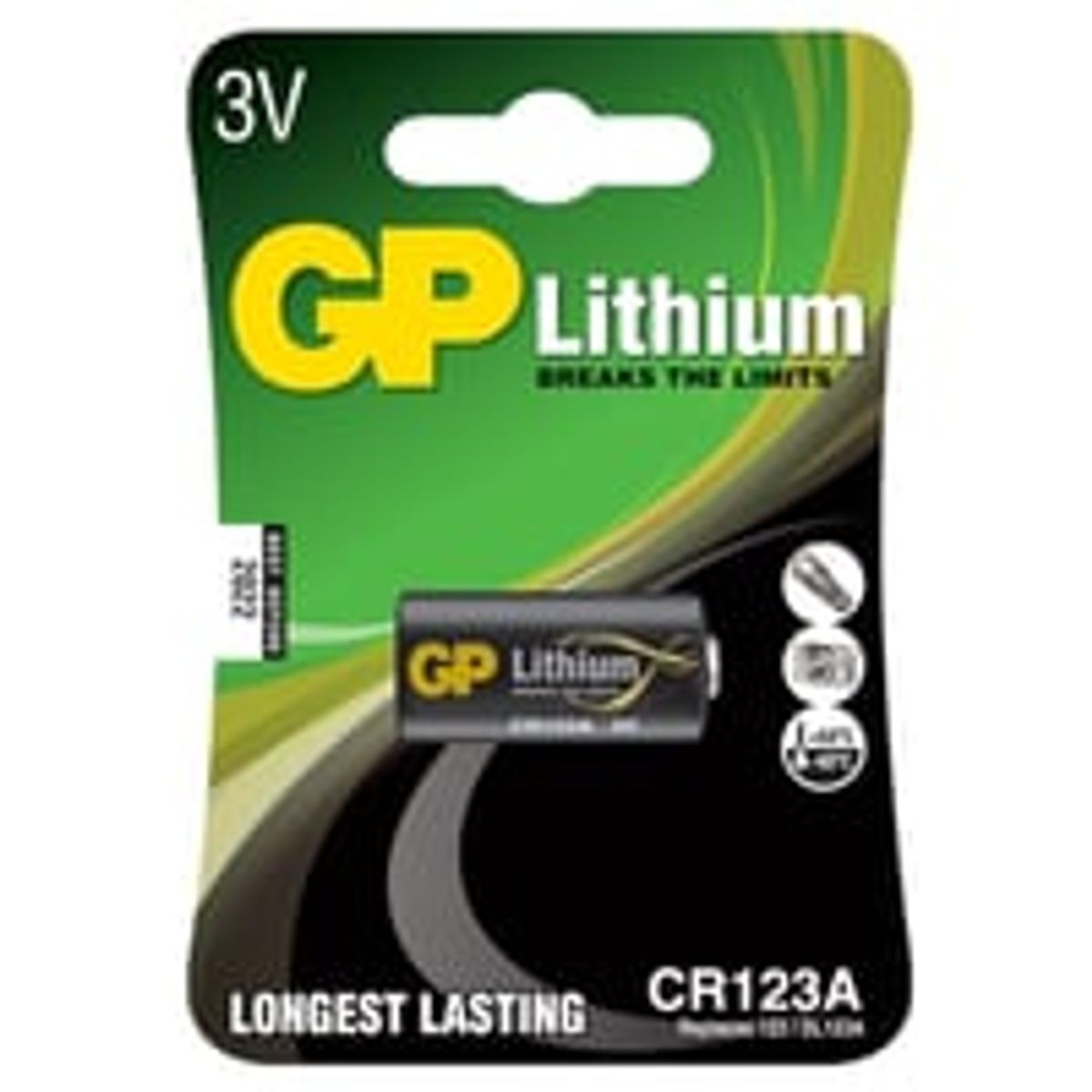 Batteri CR123A, 3V foto lithium, JP