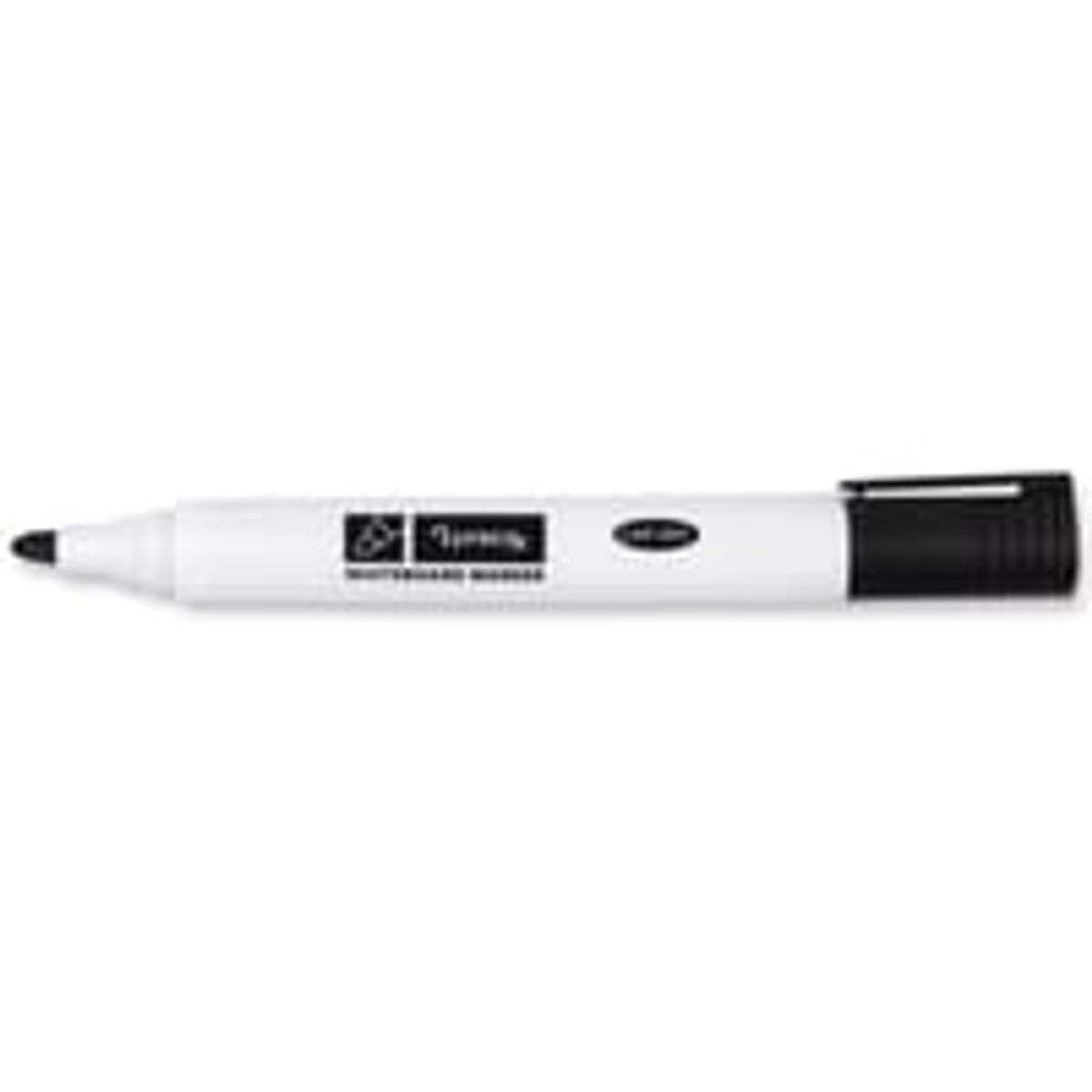 Lyreco Whiteboard Marker, Sort, 1-2 mm