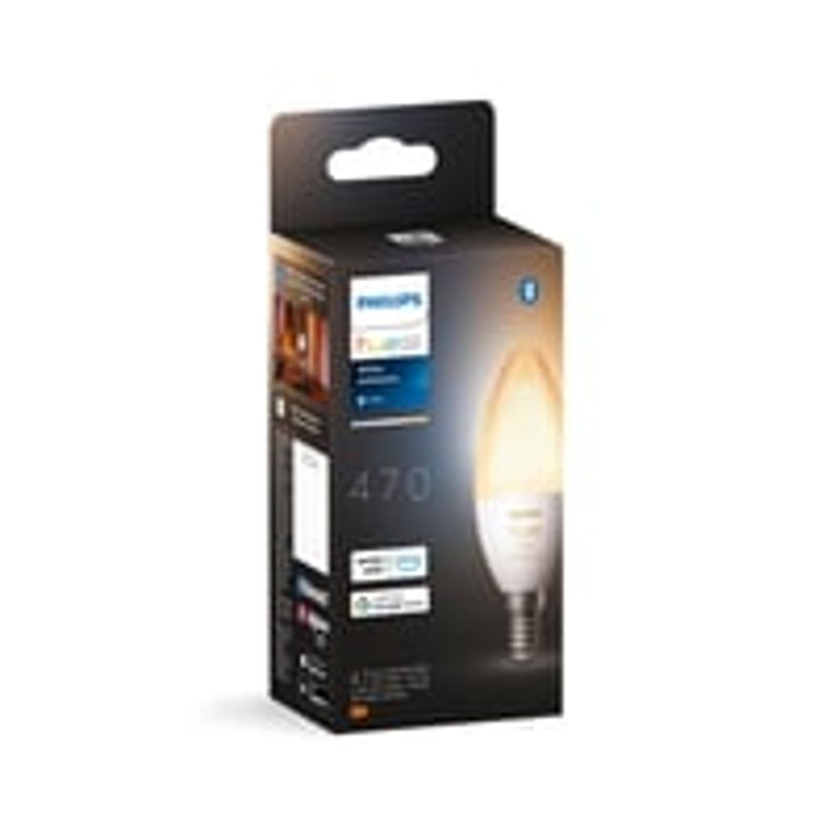 Philips Hue E14 LED-pre, kerte, 470lm, White ambiance, Zigbee (1 pak)