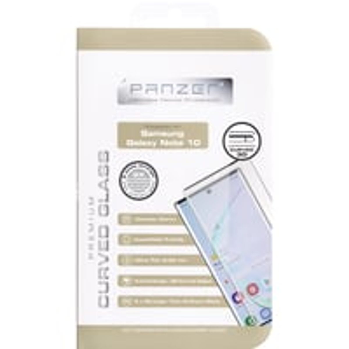 Panzer Premium Curved Glass, Samsung Galaxy Note 10, transparent