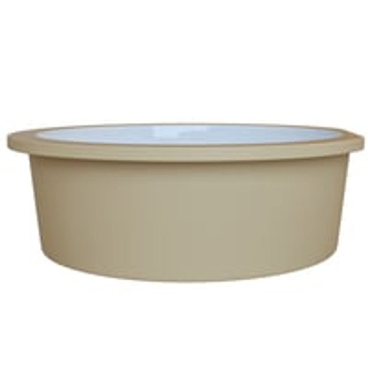 Lavabo Gino, porcelnsbadvask, 400 mm, til underlimning, hvid