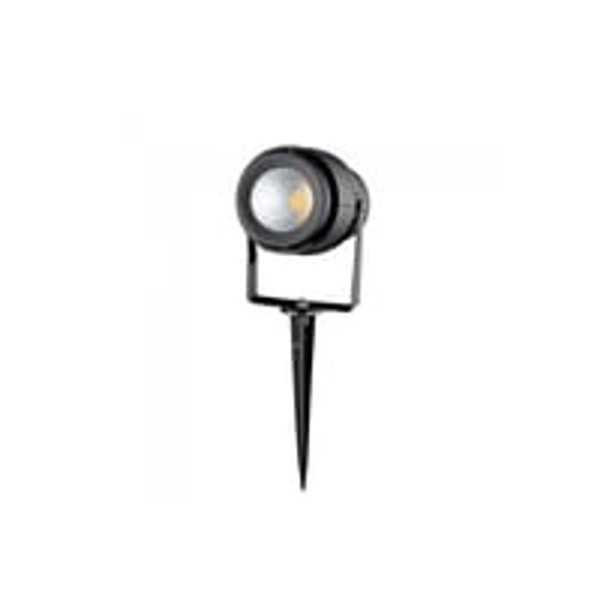 V-Tac LED Havelampe, 12W, Sort, IP65, 230V, 720lm, RA80