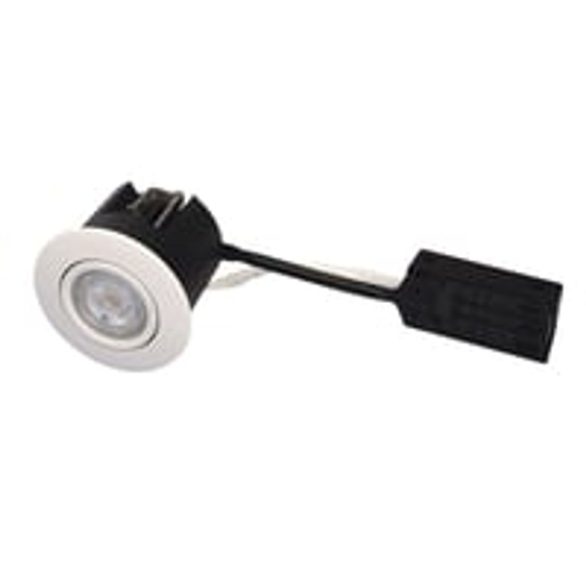 Luna QI 5W LED, 3000K 230V rund, hvid (mat) - Scan Products