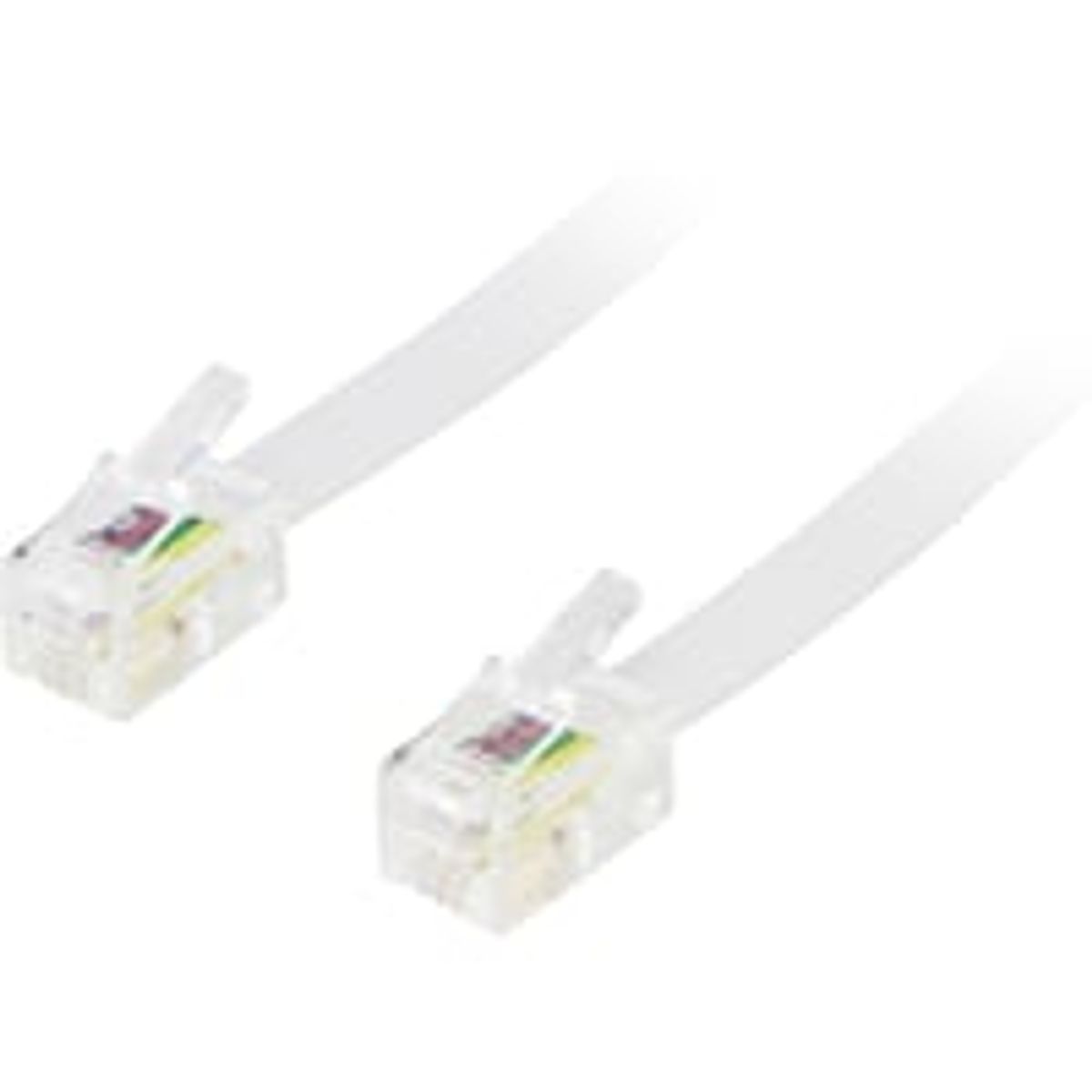 DELTACO modulkabel, 4P4C(RJ9/RJ10/RJ22) til 4P4C(RJ9/RJ10/RJ22), 1,5m,